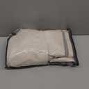 100% Blackout Shield Linen Blackout Curtains for Bedroom 84 Inches Long, Back Tab/Rod Pocket Living Room Drapes, Thermal Insulated Blackout Curtains 2 Panels Set, 50" W x 84" L, Cream