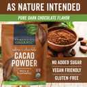 Organic Cacao Powder, Unsweetened, 1 lb (454 g)  Rich Dark Chocolate Flavor, Perfect for Baking, Smoothies & Hot Chocolate  Vegan, Keto, Paleo, Non-GMO & Gluten-Free Cocoa Powder (1 Pound (Pack of 1))