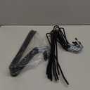 Zober Pants Hangers Non Slip - 20 Pack Open Ended Pants and Jean Hangers for Closet - Space Saving Clothes Hanger - Strong, Durable, Metal Pant Hangers (Black) (Chrome)