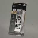 GE 4-Device Universal Remote Control, Designer Series, Brushed Nickel/Silver, 33709