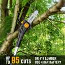HEINPRO Cordless Pole Saw 8-Inch Compatible with Dewalt 20V MAX Battery, Electric Pole Saws for Tree Trimming Battery Powered, Extension Up to14.2-Feet Pole Chainsaw (Battery not Included)