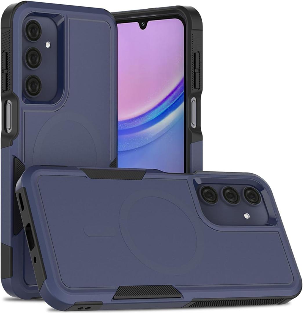 Dionsibei Designed for Samsung Galaxy A16 5G Case 2 in 1 Military Grade Drop Heavy Duty Rugged Shockproof Protective Cover Case for Galaxy A16 5G Phone Case (Blue)