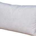 Pillowflex 5% Duck Feather by 5% Down Pillow Inserts for Decorative Shams - Comfy and Lump-Free Luxury Rectangular Duck Feather Pillows, 100% Cotton White Shell for Sleeping, size: 15x20