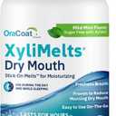 Oracoat XyliMelts for Dry Mouth Night Time or Day - Moisturizing Dry Mouth Adhering Discs, Sugar Free with Xylitol, 230 Count, Mild- Mint Flavor, 8-Hour Relief (EXP: 08/2029)
