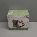 Smart Bird Feeder with Camera Solar Powered, AI Birds Species Identification, 2.5K HD Video Bird House with Camera for Outside, Weatherproof Design Ideal Gifts for Valentine's Day, Bird Lovers, Green