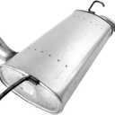 Walker Quiet-Flow 50065 Direct Fit Exhaust Muffler Assembly 2.5" Inlet (ID) 2.25" Outlet (OD) for Jeep Wrangler