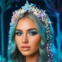 Unicra Mermaid Headband Sea Shell Starfish Headpiece Beach Wedding Hair Accessories for Women