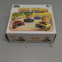 iPlay, iLearn Press to Go Car Toys for Toddlers 1-3, Baby Animal Racing Cars, Infant Play Vehicle Set, Baby Push Go Friction Car Toys for 6-9-12-18 Months, 1st Birthday Gifts for 1-2 Years Old Boys