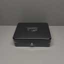 KYODOLED Metal Cash Box with Money Tray and Lock,Money Box with Cash Tray,Cash Drawer,11.81"x 9.45"x 3.54" Black X Large