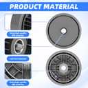 Vacuum Wheels Replacement Part Compatible with Shark Navigator Lift-Away NV350 NV351 NV352 NV353 NV360 NV370 NV380 NV42 NV22 NV27 left and right bottom Vacuum cleaner accessories Replace wheel