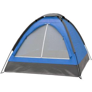 2 Person Camping Tent with Rain Fly and Carrying Bag - Lightweight Outdoor Tent for Backpacking (Blue)