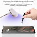 Matte Screen Protector for Motorola Edge 2025, 3 Pack, Tempered Glass LOCA UV Set, Anti Glare, Sensitive and Soft Touch, 9H Scratch Resistant, Edge to Edge Protection