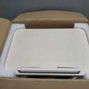 2 in 1 Dual-use Floor & Desktop Book Stand White, 19.6-54 Inch Height Adjustable, for Bible Stand Music Holder Podium Recipe Cookbook, Foldable Book Holder for Reading with Page Clips