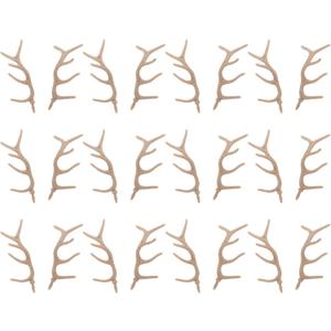 Angoily Reindeer Antlers, 24 PCS Reindeer Antlers for Craft, Christmas Deer Antler Snowman Arm Craft, Artificial Plastic Antler Ornament, Deer Antler Decor DIY Dry Tree Branch Twigs