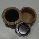 Reptile Water Fountain with Food Dish Terrarium Drinking Fountain for Bearded Dragon, Gecko, Chameleon, Lizard, Tree Frog & Turtle Keeps Water Clear, Easy to Use Water Dispenser