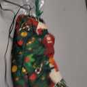 FLAGMESAGE Solar LED Christmas Tree Flag, Lighted 12x18 Double Sided Merry Christmas Flag for Outdoor Yard Garden Lawn House Decoration