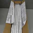 Drying Rack Clothing, 3-Tier Clothes Drying Rack Foldable, Antirust Laundry Drying Rack Collapsible Use for Indoor & Outdoor, 11.8" D x 34.6" W x 35.4" H, White