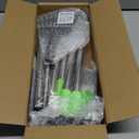 TOOGE Pooper Scooper, Dog Pooper Scooper Long Handle Stainless Metal Tray and Rake for Medium Small Dogs Heavy Duty Pet Supplies to Use for Grass, Dirt or Gravel