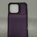 Vinich for iPhone 15 Pro Max Wallet Case with Card Holder, RFID Blocking Credit Slots Kickstand Shockproof Phone Cover Fit for iPhone 15 Pro Max 6.7" Purple