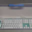 Wireless Keyboard and Mouse, Vssoplor 2.4GHz Rechargeable Compact Quiet Full-Size Keyboard and Mouse Combo with Nano USB Receiver for Windows, Laptop, PC, Notebook-Blackish Green