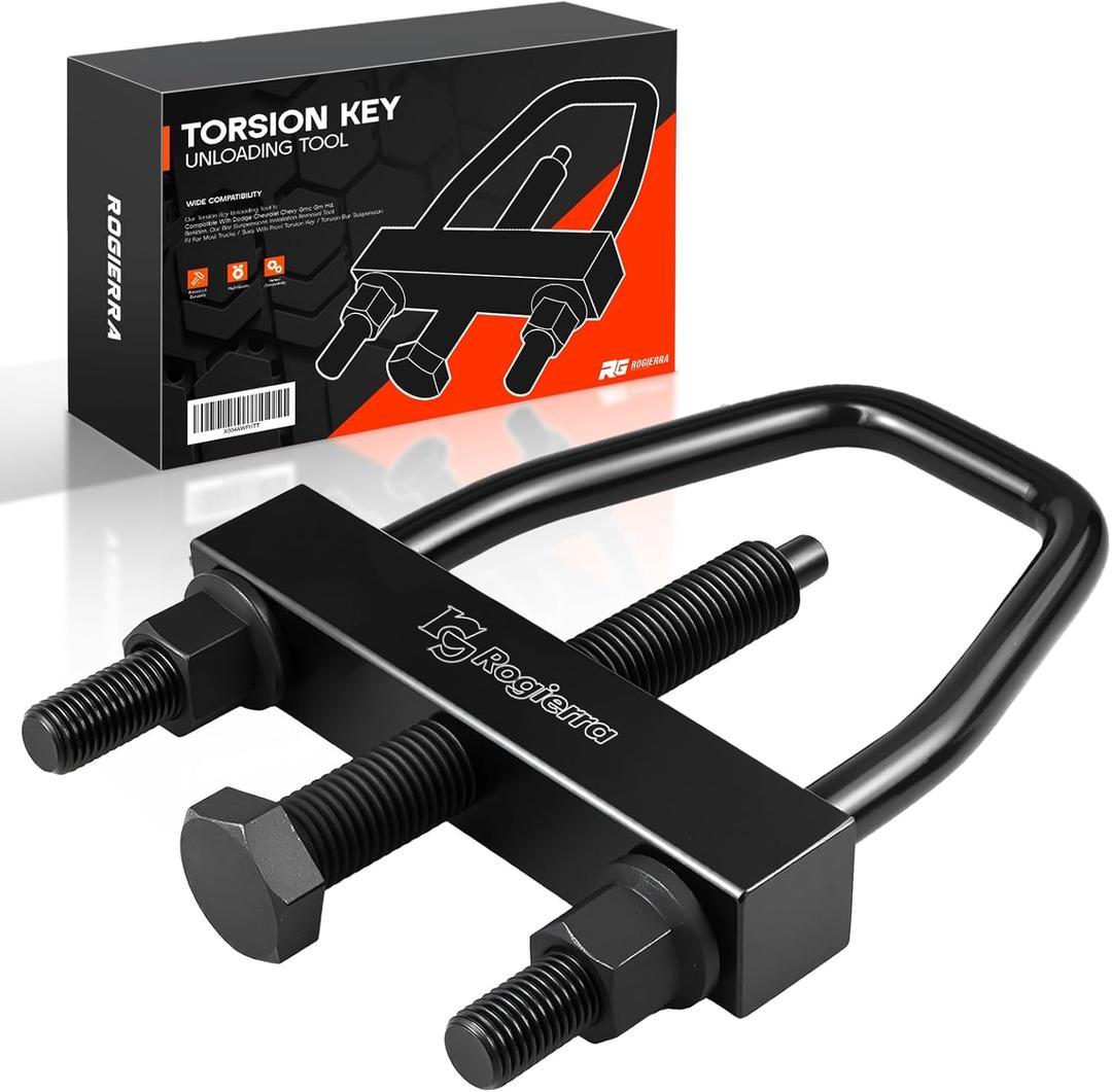 Torsion Key Unloading Tool, torsion bar key adjuster Bar Suspensions Installation Removal Tool Leveling Decompress Tool Compatible with Dodge Ford Chevrolet Chevy GMC GM HD Trucks SUVs, Black