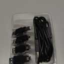 GE 3390127 6 ft. 4 in 1 USB Cable Kit44; Black