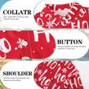 Men's Casual Button Down Shirts Regular Fit Print Short Sleeve Hawaiian Shirt for Men (L)