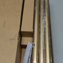 IFELS 2 Pack Curtain Rods for Windows 48 to 84 Inch, 1 Inch Gold Curtain Rod for Farmhouse, Bedroom, Kitchen, Living Room, Adjustable Easy Install Curtains Rods(Gold,30"-90"-2Pack)