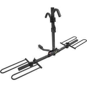Rockland 2-Bike Hitch Bike Rack, 80 lbs, Bicycle Platform Style Carrier
Fits Up to 2.5" Fat Tires, Foldable Platform Style, Fits 1.25" & 2" Receivers for Cars SUVs Vans RVs