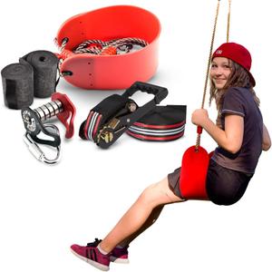 Ninja Slider Zip Lines for Kids and Adults Outdoor - 65 Ft Slackline Zipline Kits for Backyard - Obstacle Course - Zipline for Backyard - Ninja Warrior Accessory - Outdoor Toy - Fofana Ninja Slider Zip Lines for Kids and Adults Outdoor - 65 Ft Slackline Zipline Kits for Backyard - Obstacle Course - Zipline for Backyard - Ninja Warrior Accessory - Outdoor Toy - Fofana
