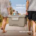 Coleman Classic Series Insulated Portable Cooler, Leak-Resistant Outdoor Hard Cooler Keeps Ice up to 5 Days, 52/70/120/150 Quart, 70qt