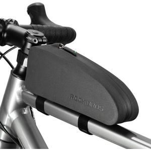 ROCKBROS Bike Top Tube Bag Bicycle Front Frame Bag Waterproof Bike Pouch Pack/Phone Bag Cycling Accessories Pouch for Mountain Road Bike Medium