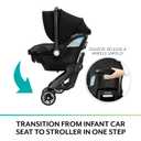Shyft DualRide with Carryall Storage Infant Car Seat and Stroller Combo (Durham Green), Mfd 08/219/2024