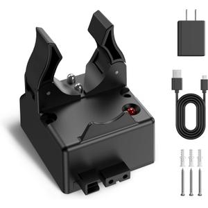 Replacement 75105 Charger Holder for Stream Light - Compatible with Streamlight Stinger Series Rechargeable Flashlight Smart Charge Holder - USB Charger Base Power Cord - Black