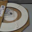 Bemis 500EC Durable Wood Toilet Seat with Easy Clean Hinges, Made in USA, Round, Biscuit