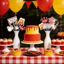BBQ and Brews Before I Do's Party Decorations Table Centerpiece Sticks 24pcs BBQ theme Bridal Shower Table Decor Cookout Grill Beer Crown Ring Bachelorette Bride To Be Outdoor Indoor Party Supplies