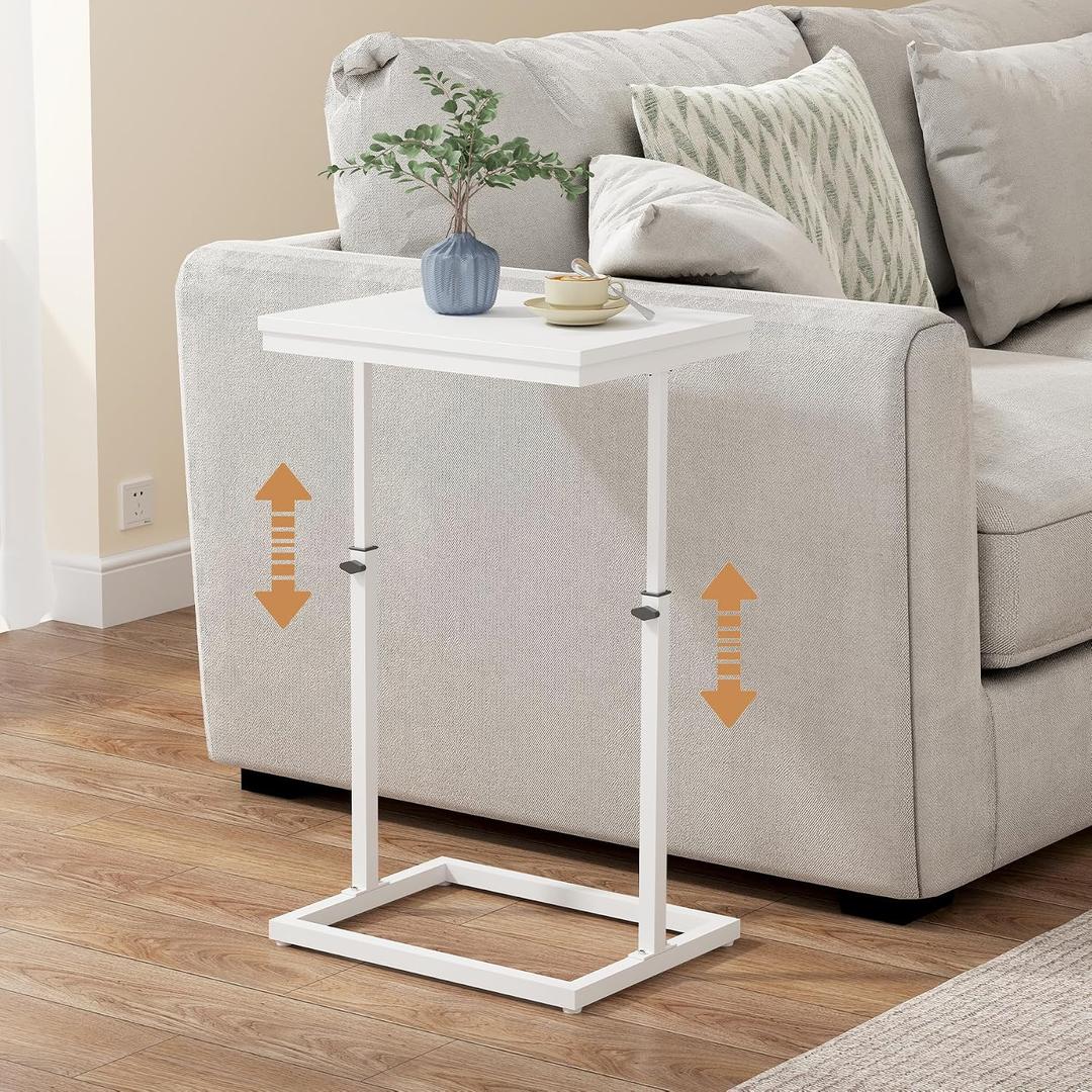 TUTOTAK End Table, Side Table, Tall Couch Table, Sofa Table, 1 Pack