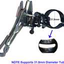 Bicycle Front Derailleur FD-TY300 3x6/7 Speed Tourney Up/Down Swing 31.8mm 34.9mm for Mountain Road Bike