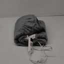 EHEYCIGA Heated Blanket Electric Blanket Throw - Heating Blanket with 5 Heating Levels & 4 Hours Auto Off, Soft Cozy Sherpa Washable Blanket with Fast Heating, 50 x 60 Inches, Grey (Throw, Grey)