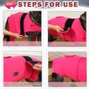 Meifsou Dog Anxiety Vest, Skin-Friendly Thunder Jacket for Dogs, Dog Calming Shirt for Thunder, Fireworks, Vet Visits and Separation - Keep Pet Calm Without Medicine, Fit for Small Medium Large Dogs
