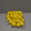 Winlyn 30 Pack Faux Yellow Lemons Artificial Fruits Fake Lemons Lifelike Simulation for Lemonade Party Kitchen Table Summer Decorations Vase Fillers Fruit Bowl Lemon Wreath Garland Photography Props