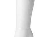 DREAM PAIRS Knee High Boots Women Chunky Heel Pointed Toe Tall Boots for Women Side Zipper Long Boots Size 6,5