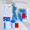 Winlyn 24 Sets Chinese New Year Decorations DIY Ming Vase Ornaments Craft Kits Blank Foam Vases with Blue and White Chinese Stickers for Kids Asian Classroom Activities Party Favors Gift Exchange