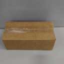 TOFLEN 50 Pack 5 oz Dessert Cups with Lids and Spoons, Mini Clear Plastic Parfait Cups, Rectangle Party Serving Bowls for Parfait, Appetizers, Mousse, Pudding