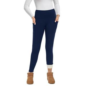 GAYHAY Fleece Lined Leggings for Women – Thick Thermal Warm Insulated Soft Black High Waisted Tummy Control Running Yoga Workout Pants for Winter Cold Weather XL
