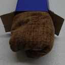 MIULEE Pack of 2 Brown Throw Pillow Covers 20x20 Inch Soft Chenille Pillow Covers for Sofa Living Room Couch Solid Dyed Cases