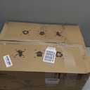 BvenuBigLite Black Ceiling Fan with Light: 42-Inch Ceiling Fan 3 Blades Low Profile Outdoor - Modern Ceiling Fans with Remote APP Control Quiet Reversible DC Motor for Patio Living Room