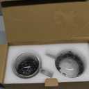 Double Walled Glass Coffee Mugs, Floating Coffee Bean Illusion Cups with Handle, 200ml Borosilicate Glass Mugs Insulated for Hot/Cold Beverages -Espresso, Tea, Latte,Cappuccino, Set of 2