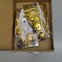 3P Black Gold Silver Foil Fringe Metallic Tassel Garland, Tassels Banner Streamers for Parade Floats, Bachelorette, Wedding, Birthday, Halloween, Christmas, Bridal/Baby Shower Party Decorations