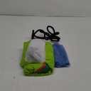 Kids Swing Hammock Pod Chair - Child's Rope Hanging Sensory Seat Nest Indoor Outdoor Use Inflatable Pillow - Great Children, All Accessories Included (Green)